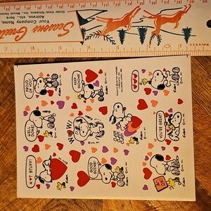 Hallmark Snoopy Peanuts stickers